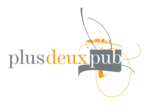 Création du logo plusdeuxpub